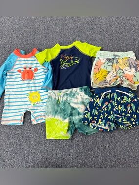 Baby Boys Swim Summer Bundle Lot Size 12m